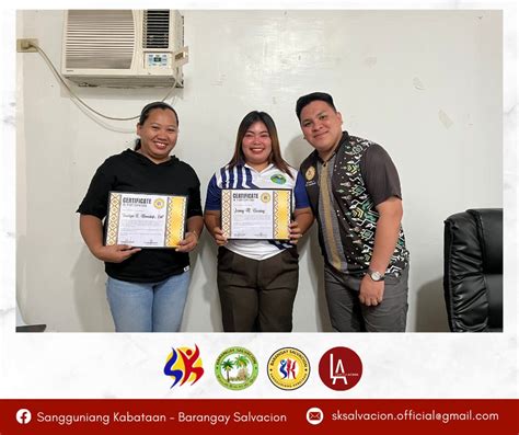 Sangguniang Kabataan of Barangay Salvacion .
